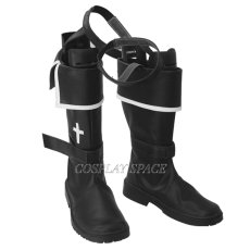 Photo1: Arknights Ansel Cosplay Boots (1)