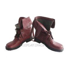 Photo1: Arknights Blaze Brown Cosplay Shoes (1)