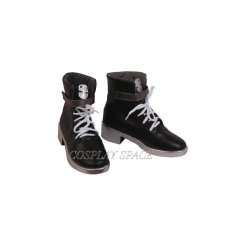 Photo1: Arknights Texas Black Cosplay Shoes (1)