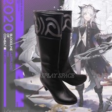 Photo5: Arknights Lappland Refined Horrormare Cosplay Boots (5)