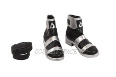 Photo2: Arknights Lappland Black Cosplay Shoes (2)