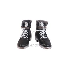 Photo2: Arknights Texas Black Cosplay Shoes (2)