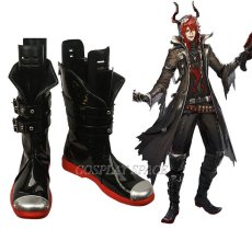 Photo5: Arknights Sesa Cosplay Boots (5)