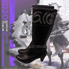 Photo4: Arknights Lappland Refined Horrormare Cosplay Boots (4)