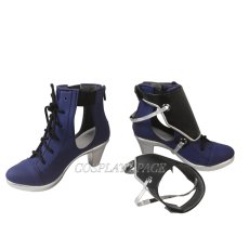 Photo3: Arknights Ch'en Purple Shoes Cosplay Boots (3)