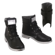 Photo2: Arknights Schwarz Cosplay Shoes (2)