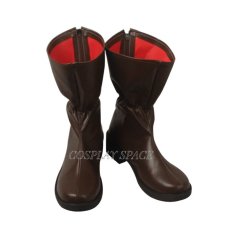 Photo1: Arknights Haze Cosplay Boots (1)