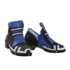 Photo1: Arknights Blue Poison Cosplay Shoes (1)