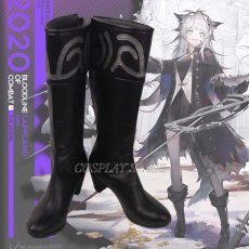 Photo2: Arknights Lappland Refined Horrormare Cosplay Boots (2)