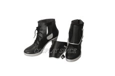 Photo3: Arknights Ch'en Cosplay Boots (3)