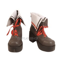 Photo1: Arknights Eyjafjalla Cosplay Boots (1)