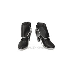 Photo1: Arknights Ch'en Cosplay Boots (1)