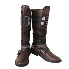 Photo1: Arknights Phoenix Cosplay Boots (1)