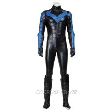 Photo1: Arkham City Nightwing Cosplay Costume (1)