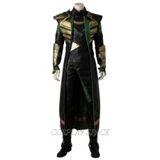 Photo1: Marvel's The Avengers Thor The Dark World Loki Cosplay Costume Deluxe (1)