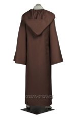 Photo3: Star Wars prequel: Jedi Knight Obi Wan Kenobi Cosplay Costume (3)