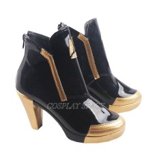 Photo3: Arknights Carnelian Cosplay Boots (3)