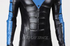 Photo6: Arkham City Nightwing Cosplay Costume (6)