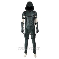 Photo1:  Green Arrow 4 Green Arrow Oliver Cosplay Costume (1)