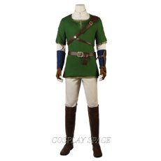 Photo1: TheLegendof ZeldaTwilight PrincessLink Cosplay Costume (1)