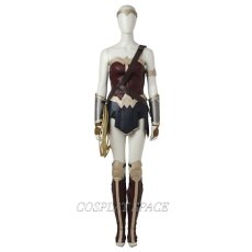 Photo1: Diana Prince Wonder Woman Cosplay Costume Deluxe (1)