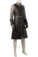 Photo4: Game of Thrones Season 7 Jon Snow Cosplay Costume (4)