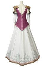 Photo3: The Legend of Zelda: Twilight Princess    Princess Zelda Cosplay Costume (3)