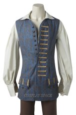 Photo8: Pirates Of The Caribbean Captain Jack Sparrow Cosplay Costume (8)