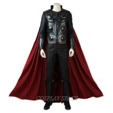 Photo1: Avengers Alliance 3 Infinite War Thor Cosplay Costume (1)