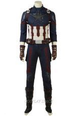 Photo5:  Avengers Infinity War   Captain America   Steve Rogers Cosplay Costume (5)