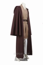 Photo2: Star Wars prequel:Jedi Knight Mace Windu Cosplay Costume (2)