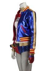 Photo2: Suicide Squad Harley Quinn Costumes Cosplay Suit Stockings Version (2)