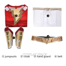 Photo11: Shazam! Fury of the Gods  “Billy” Batson Cosplay Costume (11)