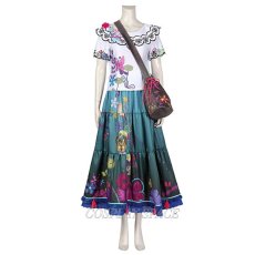 Photo1: Disney Encanto Mirabel Cosplay Costume (1)