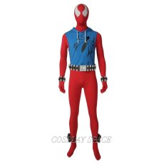 Photo1: Scarlet Spider  Ben Reilly Cosplay Costume (1)