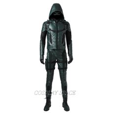 Photo1: Green Arrow 5 Green Arrow Oliver Cosplay Costume (1)