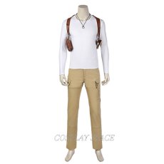 Photo1: Uncharted Nathan Drake Cosplay Costume (1)