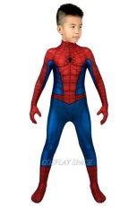 Photo3: spiderman ps4 3D Classic Suit  Peter Parke Cosplay Costume Kids (3)