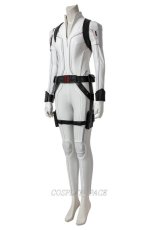 Photo3: Black Widow Natasha Romanoff  White suit Cosplay Costume (3)