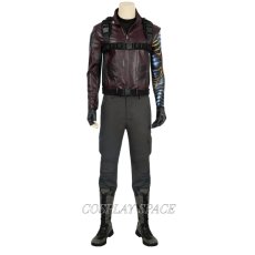 Photo1: The Falcon and the Winter Soldier  Winter Soldier  Bucky Barnes Cosplay Costume (1)