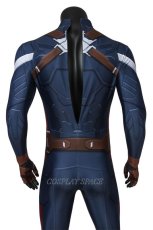 Photo5: Captain America: The Winter Soldier Captain America Steve Rogers Zentai Jumpsuit Cosplay Costume (5)