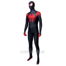 Photo1: Spider-Man: Into the Spider-Verse  Miles Morales Cosplay Costume (1)