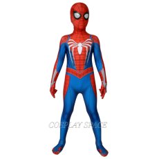 Photo2: MARVEL SPIDER-MAN PS4 Cosplay Cstume Kids (2)