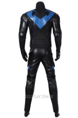 Photo3: Batman: Gotham Knights Nightwing Cosplay Costume (3)