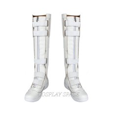 Photo1: Black Widow Natasha Romanoff White suit Cosplay Boots (1)