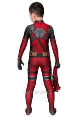 Photo4: Dead Attendant Wade Wilson Cosplay Costume Kids (4)