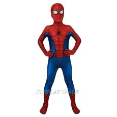 Photo2: spiderman ps4 3D Classic Suit  Peter Parke Cosplay Costume Kids (2)