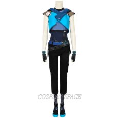 Photo1: Valorant Jett Cosplay Costume (1)