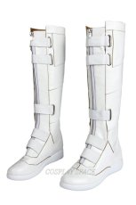 Photo2: Black Widow Natasha Romanoff White suit Cosplay Boots (2)