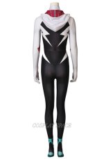 Photo3: Spider-Man: Into the Spider-Verse  Spider-Gwen  Gwen Stacy Cosplay Costume (3)